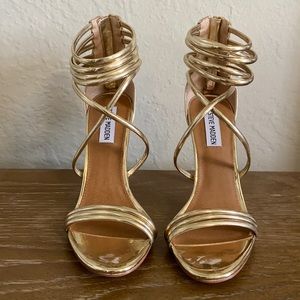 Steve Madden Gold Heels